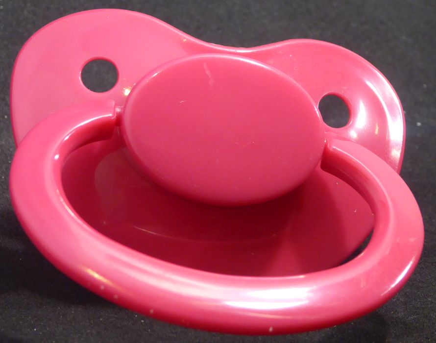 Hot pink Large Shield Pacifier