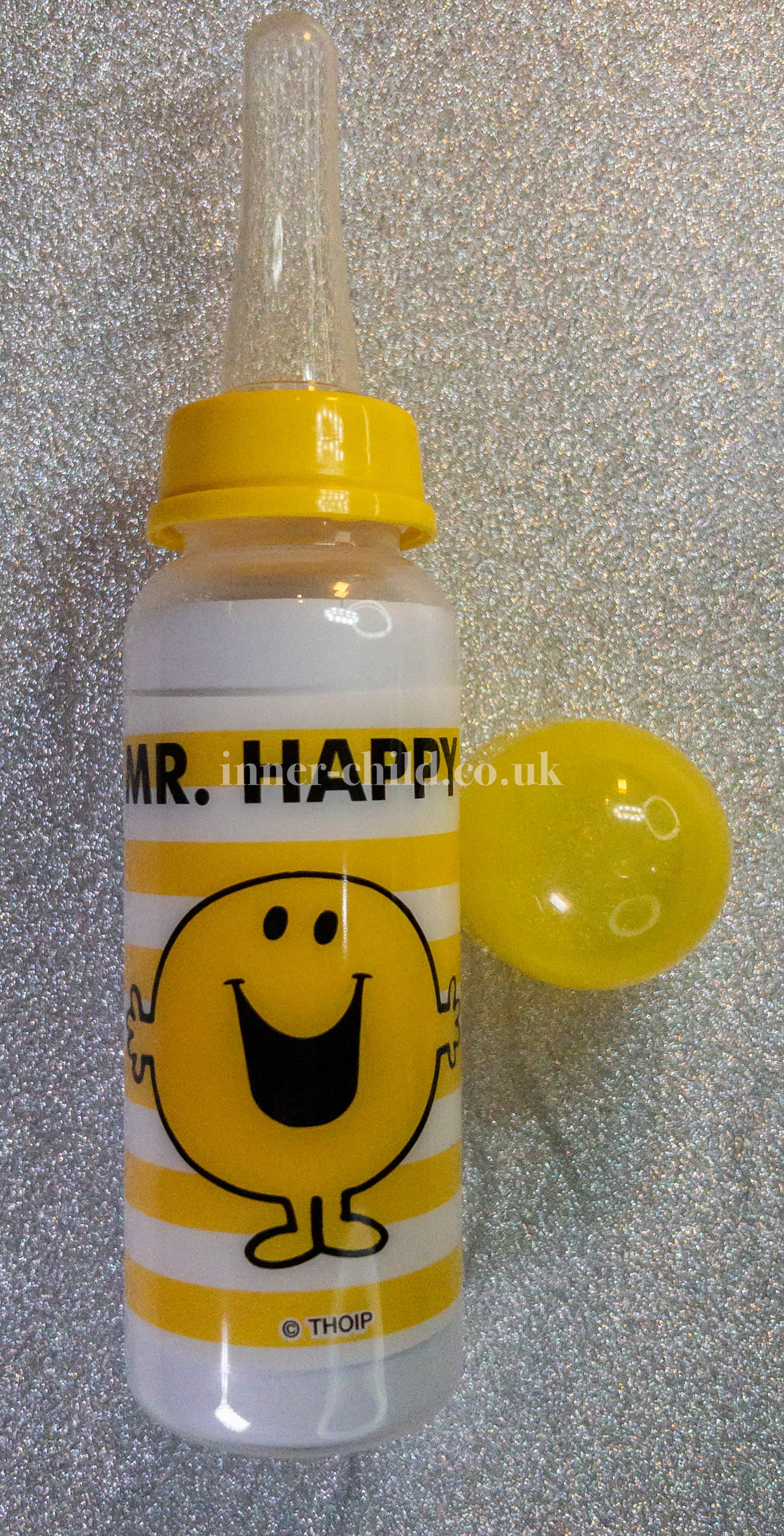 Mr Happy bottle