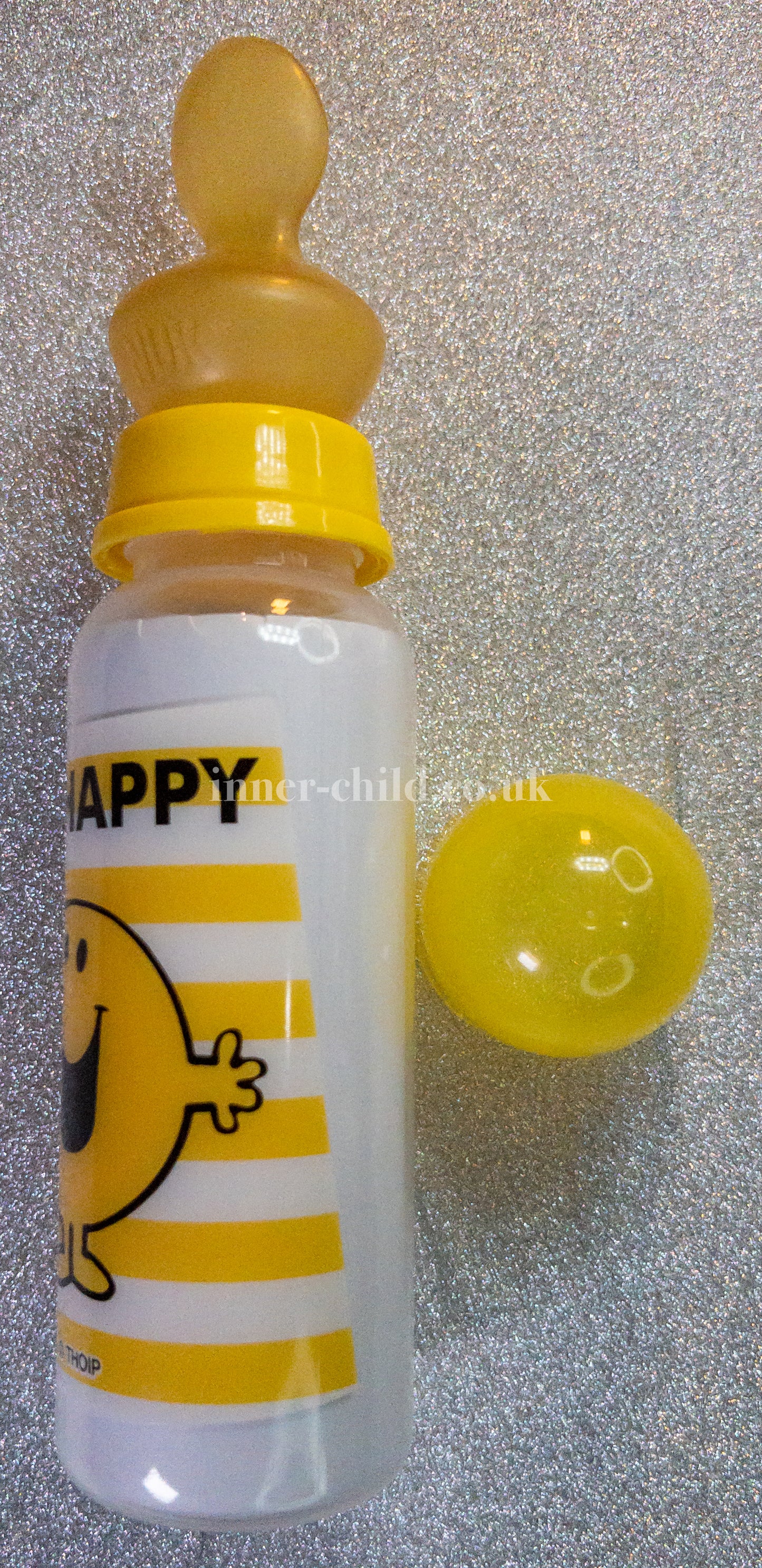 Mr Happy bottle