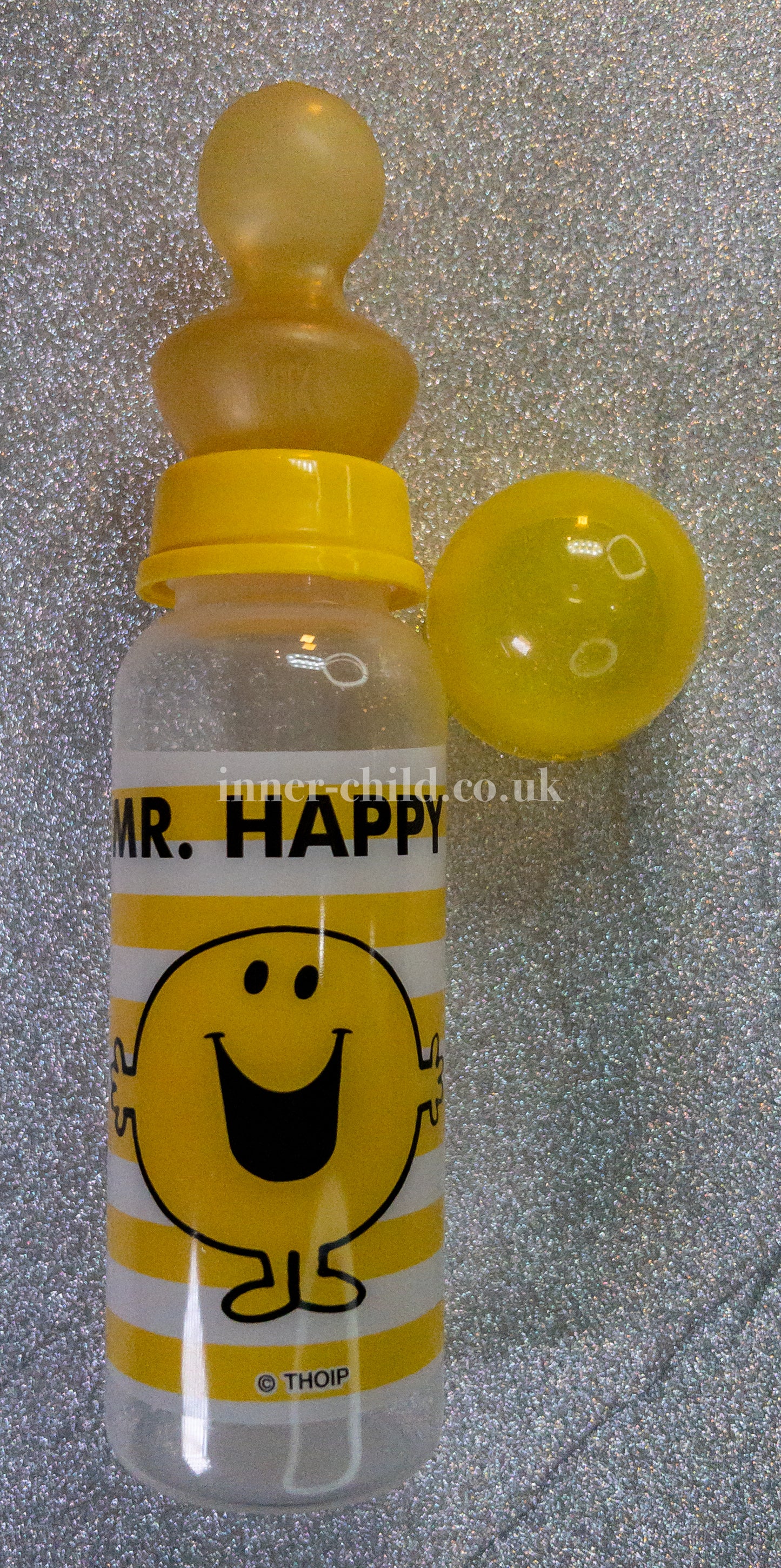 Mr Happy bottle