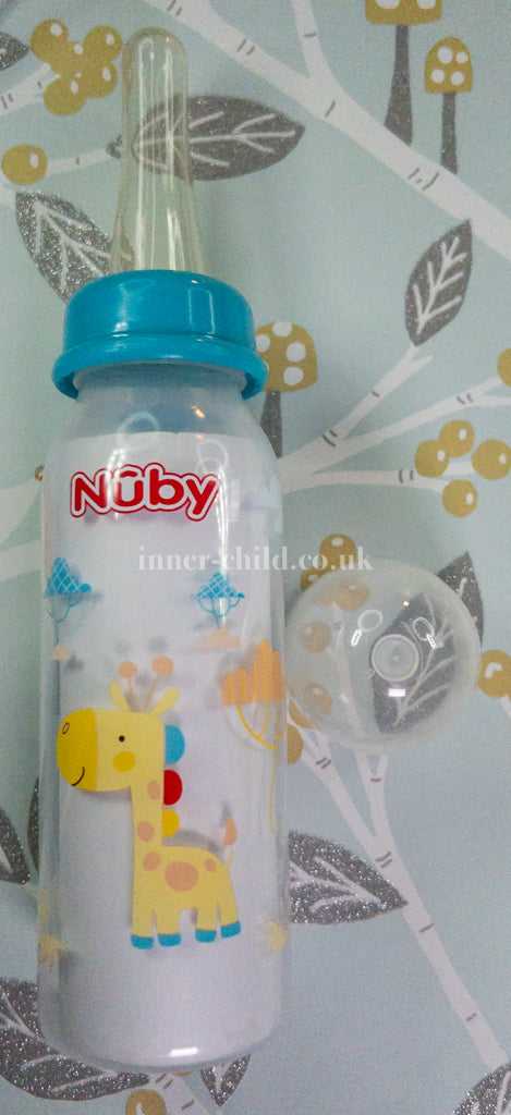 Little Giraffe Baby Blue Bottle