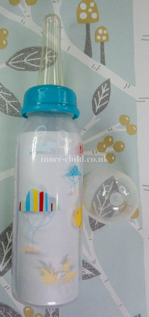 Little Giraffe Baby Blue Bottle