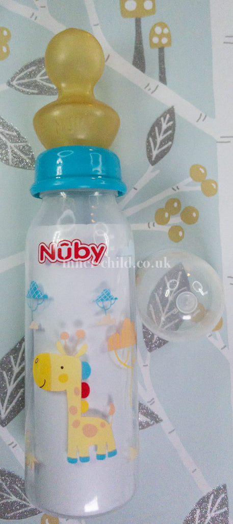 Little Giraffe Baby Blue Bottle