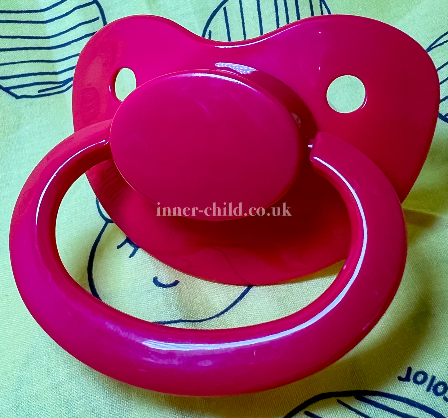 Hot pink Large Shield Pacifier