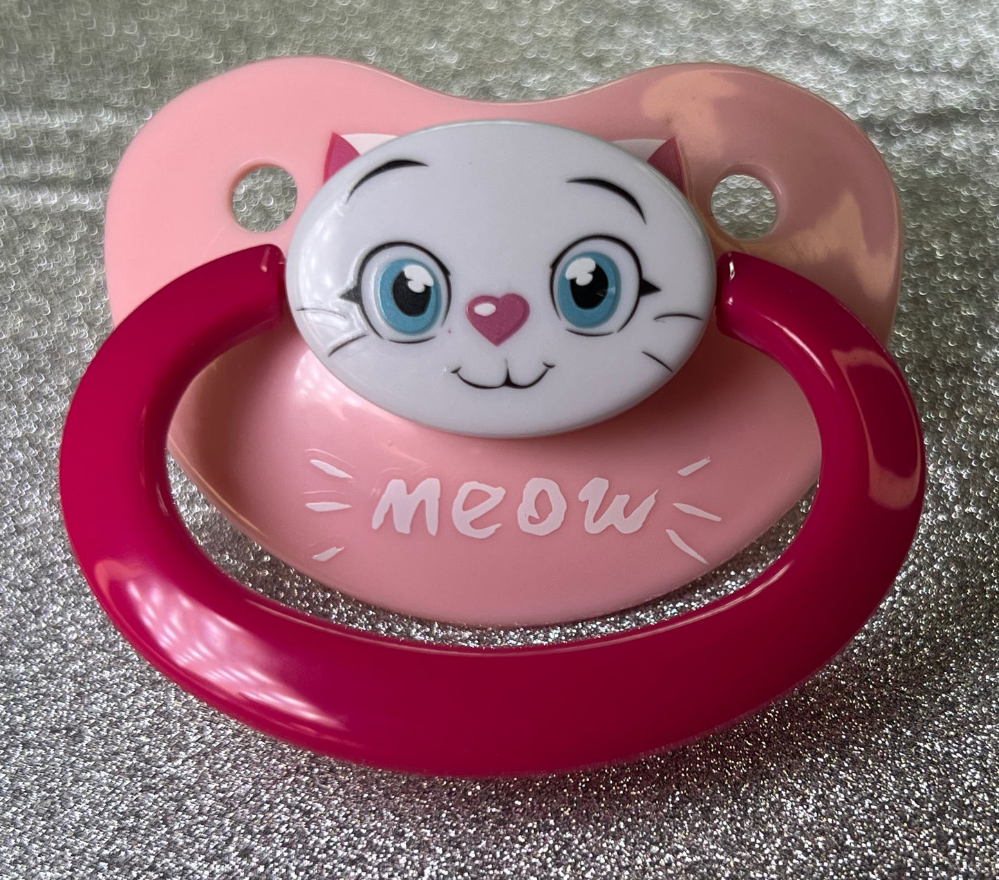 Pink Cat Pacifier