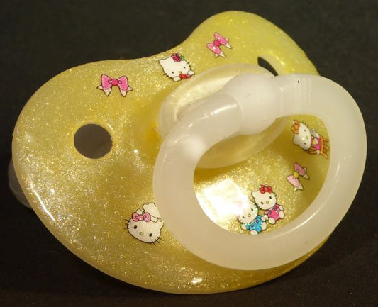 NUK Pacifier decorated with Hello Kitty.