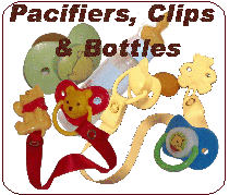 pacifiers clips and bottles