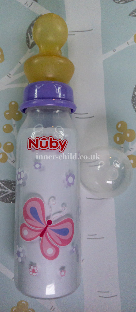 Purple Butterfly Nuby Bottle