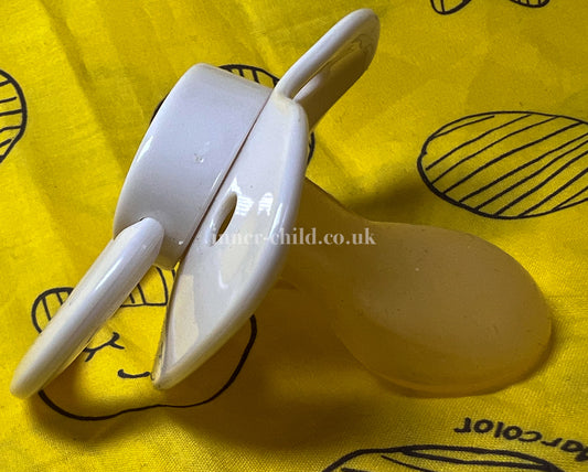 White Large Shield Pacifier