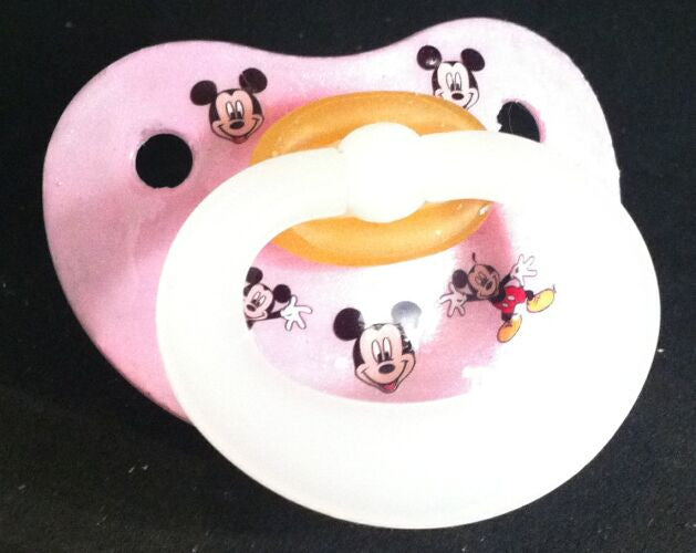 NUK pacifier hand decorated with Disney Micky Mouse Characters