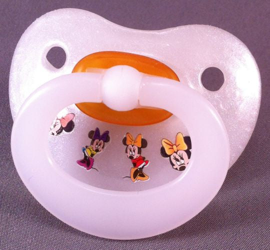 NUK pacifier hand decorated with Disney Minnie Mouse Characters