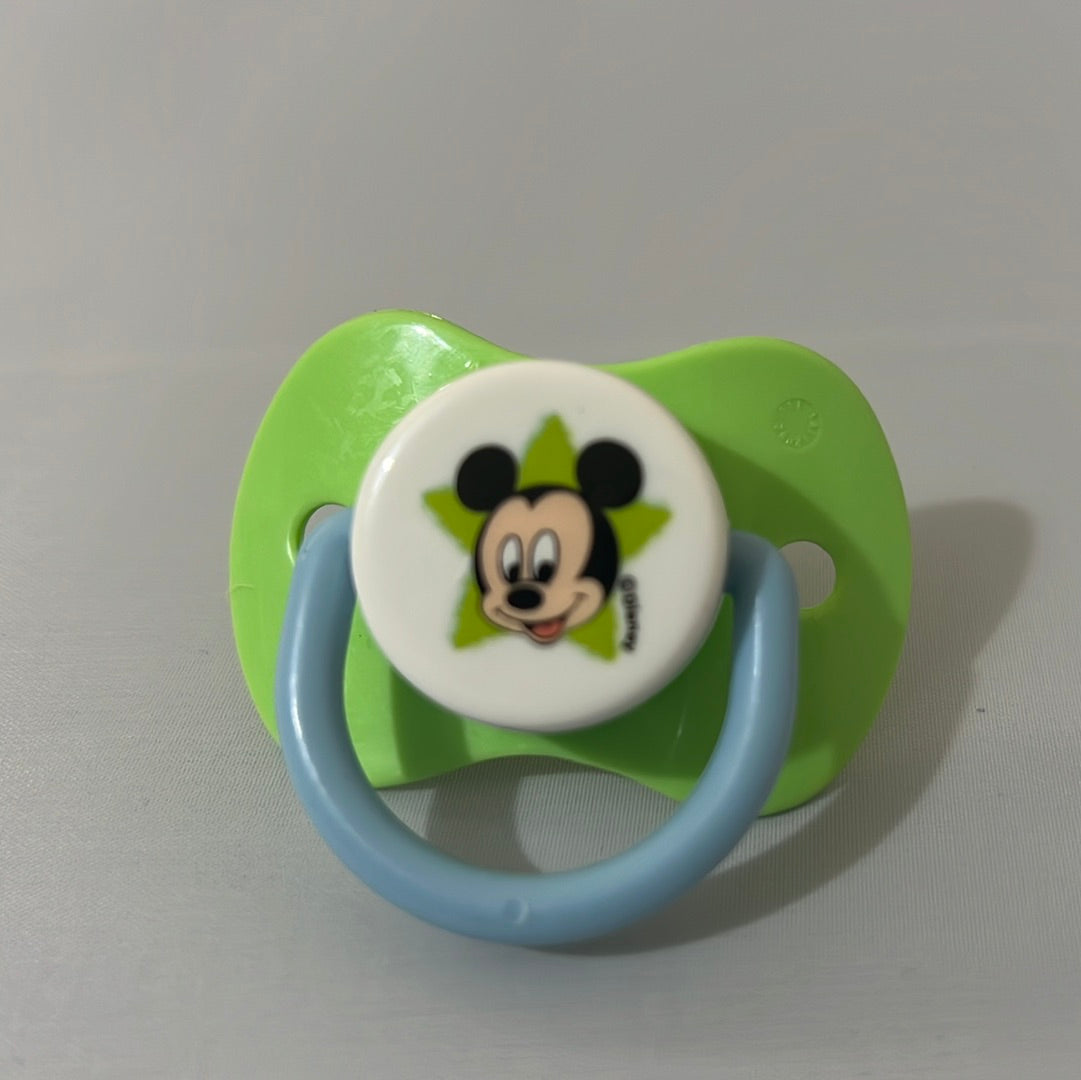 Micky Mouse Green and Blue Pacifier