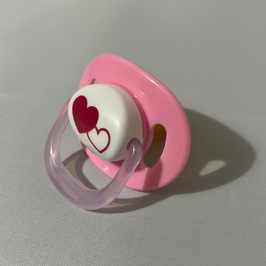 Pink Heart Pacifier