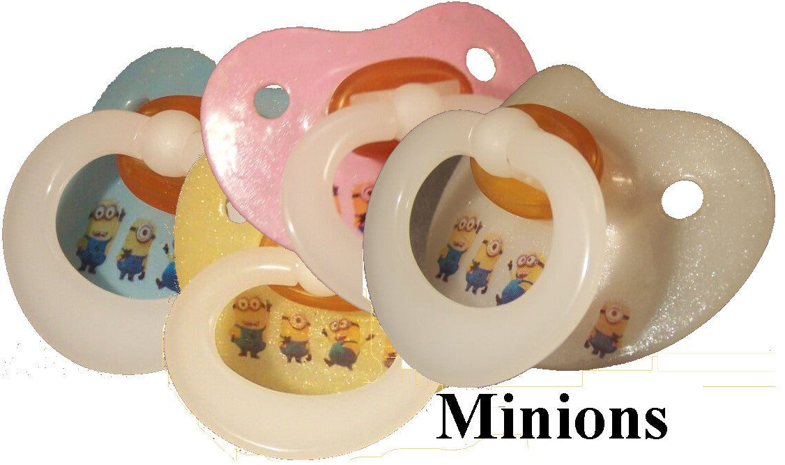 NUK pacifier hand decorated with Minions  Characters